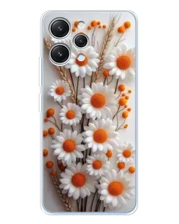 Чохол для Xiaomi Redmi 12 з картинкою «Білі сухоцвіти» Чохол для Xiaomi Redmi 12 з картинкою «Білі сухоцвіти»