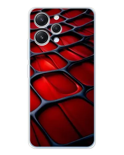 Чехол для Xiaomi Redmi 12 с картинкой «Красная глянцевая сетка» Чехол для Xiaomi Redmi 12 с картинкой «Красная глянцевая сетка»