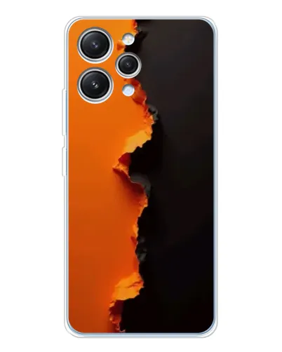 Чехол для Xiaomi Redmi 12 с картинкой «Оранжевый разлом» Чехол для Xiaomi Redmi 12 с картинкой «Оранжевый разлом»