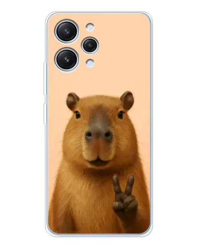 Чехол для Xiaomi Redmi 12 с картинкой «Капибара виктория» Чехол для Xiaomi Redmi 12 с картинкой «Капибара виктория»