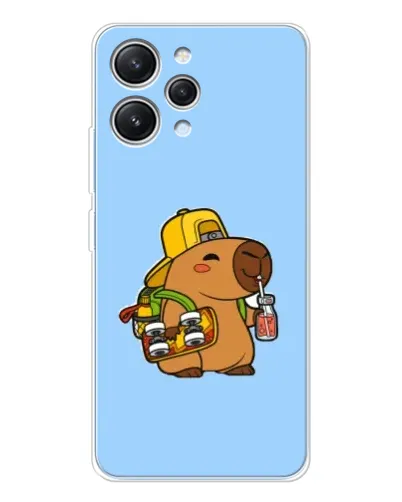 Чехол для Xiaomi Redmi 12 с картинкой «Капибара на скейте» Чехол для Xiaomi Redmi 12 с картинкой «Капибара на скейте»