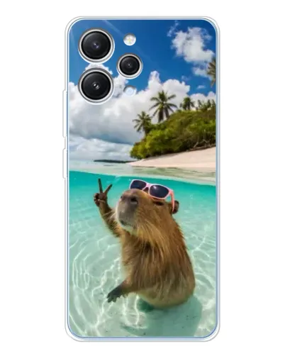 Чехол для Xiaomi Redmi 12 с картинкой «Капибара на море» Чехол для Xiaomi Redmi 12 с картинкой «Капибара на море»
