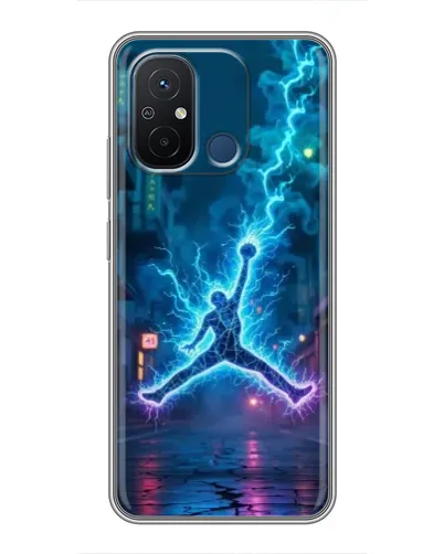 Чехол для Xiaomi Redmi 12C с картинкой «Jordan Gold Jumpman»
