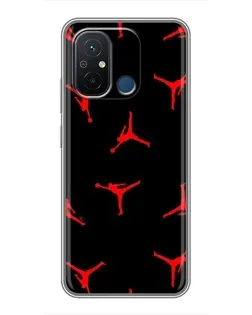 Чехол для Xiaomi Redmi 12C с картинкой «Jordan Red Pattern» Чехол для Xiaomi Redmi 12C с картинкой «Jordan Red Pattern»