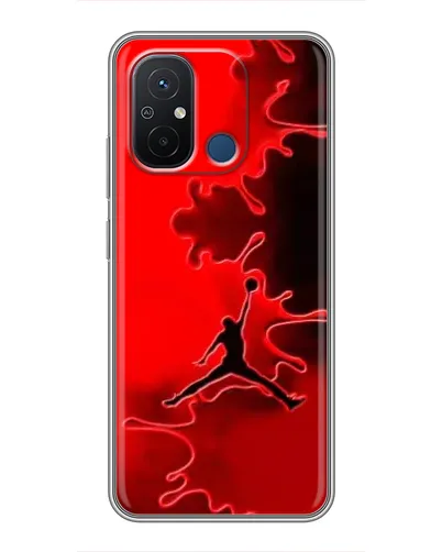 Чехол для Xiaomi Redmi 12C с картинкой «Jordan Red Smoke»