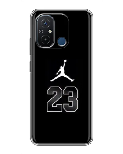 Чехол для Xiaomi Redmi 12C с картинкой «Jordan Flight 23»