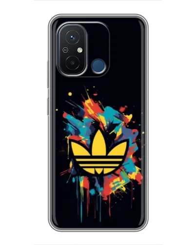 Чехол для Xiaomi Redmi 12C с картинкой «Adidas Splash»