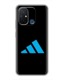Чехол для Xiaomi Redmi 12C с картинкой «Adidas Cyan Logo»