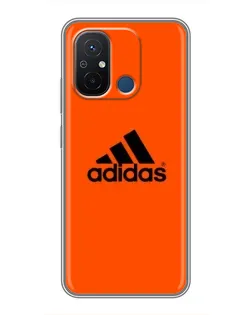 Чехол для Xiaomi Redmi 12C с картинкой «Adidas Ukraine»