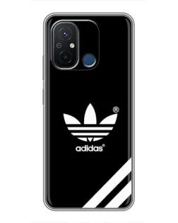 Чехол для Xiaomi Redmi 12C с картинкой «Adidas с диагональными полосами»