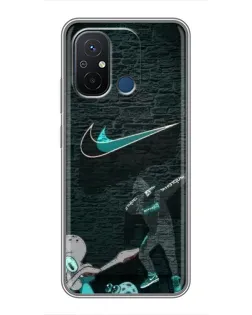 Чехол для Xiaomi Redmi 12C с картинкой «Спортивный арт Nike» Чехол для Xiaomi Redmi 12C с картинкой «Спортивный арт Nike»