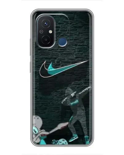 Чехол для Xiaomi Redmi 12C с картинкой «Спортивный арт Nike»