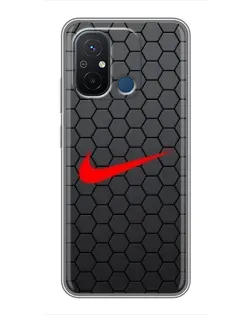 Чехол для Xiaomi Redmi 12C с картинкой «Nike — карбоновая сетка» Чехол для Xiaomi Redmi 12C с картинкой «Nike — карбоновая сетка»