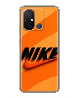 Чехол для Xiaomi Redmi 12C с картинкой «Оранжевый драйв Nike» Чехол для Xiaomi Redmi 12C с картинкой «Оранжевый драйв Nike»