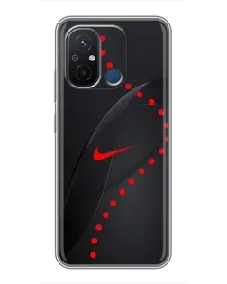 Чехол для Xiaomi Redmi 12C с картинкой «Абстрактный дизайн Nike»
