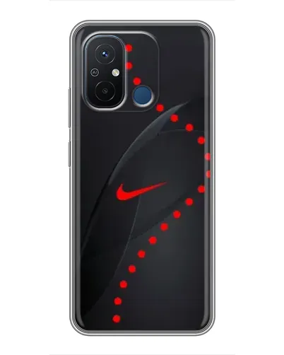 Чехол для Xiaomi Redmi 12C с картинкой «Абстрактный дизайн Nike»