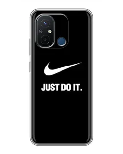 Чехол для Xiaomi Redmi 12C с картинкой «Классический принт Nike»