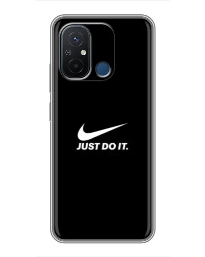 Чехол для Xiaomi Redmi 12C с картинкой «Минимализм от Nike»