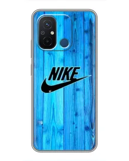 Чехол для Xiaomi Redmi 12C с картинкой «Голубое дерево Nike»