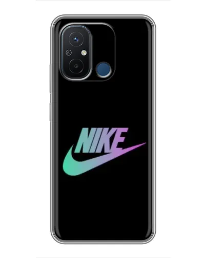 Чехол для Xiaomi Redmi 12C с картинкой «Nike — городская ночь»