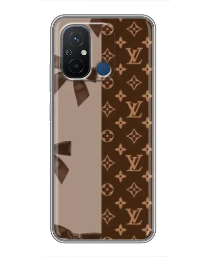 Чехол для Xiaomi Redmi 12C с картинкой «Louis Vuitton — банты»