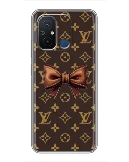 Чехол для Xiaomi Redmi 12C с картинкой «LV с бантом»