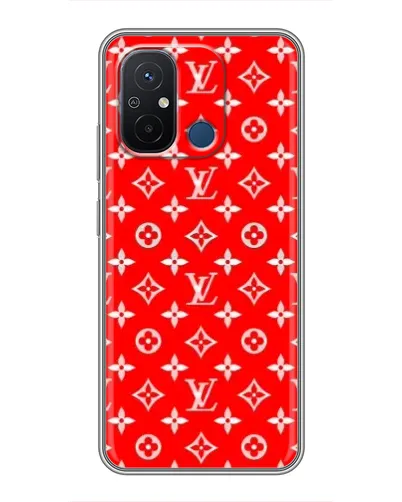 Чехол для Xiaomi Redmi 12C с картинкой «Яркий паттерн LV»