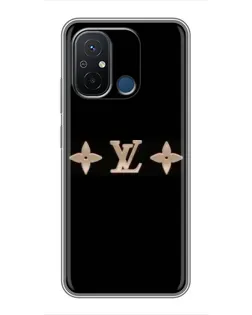 Чехол для Xiaomi Redmi 12C с картинкой «Louis Vuitton — минимализм»