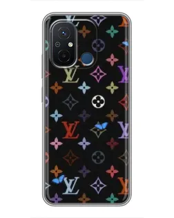 Чехол для Xiaomi Redmi 12C с картинкой «Цветная монограмма LV»