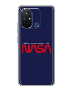 Чехол для Xiaomi Redmi 12C с картинкой «NASA — глубокий космос»