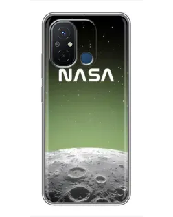 Чехол для Xiaomi Redmi 12C с картинкой «NASA — лунный градиент»
