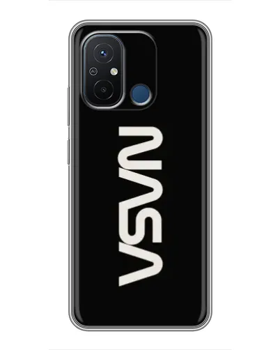 Чехол для Xiaomi Redmi 12C с картинкой «NASA — вертикальный логотип» Чехол для Xiaomi Redmi 12C с картинкой «NASA — вертикальный логотип»