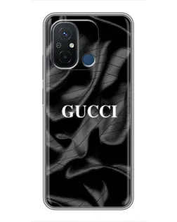 Чехол для Xiaomi Redmi 12C с картинкой «Gucci — шелковые волны»