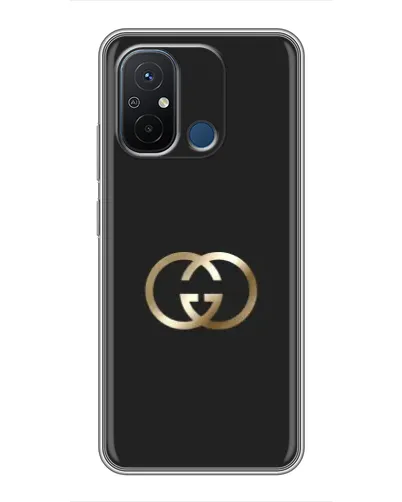 Чехол для Xiaomi Redmi 12C с картинкой «Минимализм Gucci»