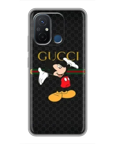 Чехол для Xiaomi Redmi 12C с картинкой «Микки Маус Gucci»