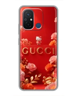 Чехол для Xiaomi Redmi 12C с картинкой «Gucci — золотой сад»