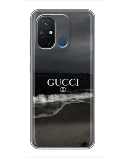 Чехол для Xiaomi Redmi 12C с картинкой «Gucci — морской прибой»
