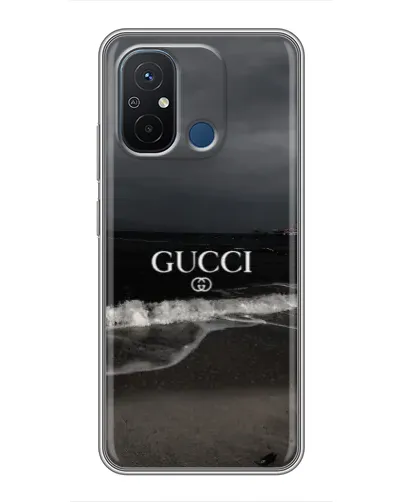 Чехол для Xiaomi Redmi 12C с картинкой «Gucci — морской прибой»