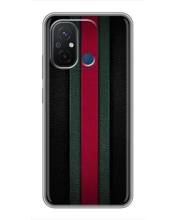 Чехол для Xiaomi Redmi 12C с картинкой «Gucci — неоновая линия»