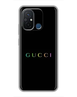 Чохол для Xiaomi Redmi 12C з картинкою «Gucci — неоновий мінімалізм» Чохол для Xiaomi Redmi 12C з картинкою «Gucci — неоновий мінімалізм»