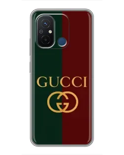 Чохол для Xiaomi Redmi 12C з картинкою «Gucci — темно-зелений градієнт» Чохол для Xiaomi Redmi 12C з картинкою «Gucci — темно-зелений градієнт»