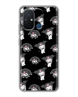 Чехол для Xiaomi Redmi 12C с картинкой «Черный паттерн Kuromi» Чехол для Xiaomi Redmi 12C с картинкой «Черный паттерн Kuromi»