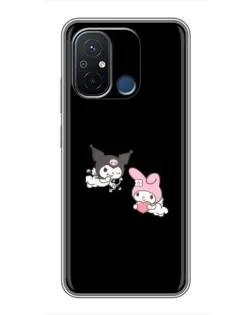 Чехол для Xiaomi Redmi 12C с картинкой «My Melody и Kuromi» Чехол для Xiaomi Redmi 12C с картинкой «My Melody и Kuromi»