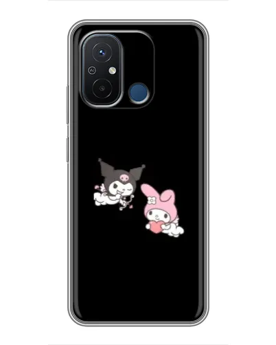 Чехол для Xiaomi Redmi 12C с картинкой «My Melody и Kuromi» Чехол для Xiaomi Redmi 12C с картинкой «My Melody и Kuromi»