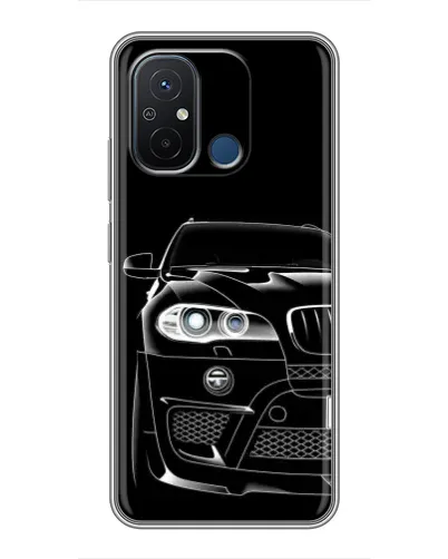 Чехол для Xiaomi Redmi 12C с картинкой «Темный силуэт BMW» Чехол для Xiaomi Redmi 12C с картинкой «Темный силуэт BMW»