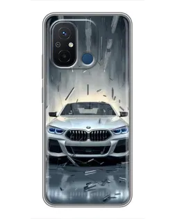 Чехол для Xiaomi Redmi 12C с картинкой «BMW в свете фар» Чехол для Xiaomi Redmi 12C с картинкой «BMW в свете фар»