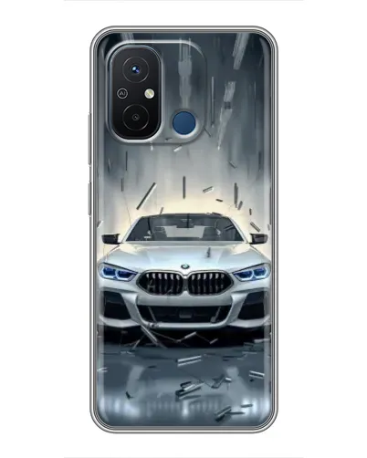Чехол для Xiaomi Redmi 12C с картинкой «BMW в свете фар» Чехол для Xiaomi Redmi 12C с картинкой «BMW в свете фар»