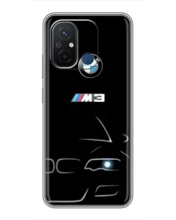 Чехол для Xiaomi Redmi 12C с картинкой «Минималистичный принт BMW M3» Чехол для Xiaomi Redmi 12C с картинкой «Минималистичный принт BMW M3»