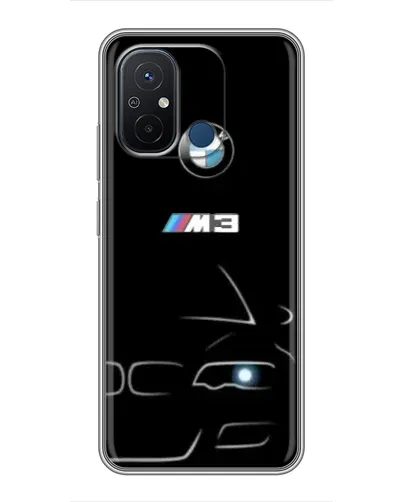 Чехол для Xiaomi Redmi 12C с картинкой «Минималистичный принт BMW M3» Чехол для Xiaomi Redmi 12C с картинкой «Минималистичный принт BMW M3»