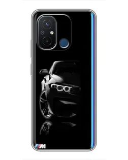 Чехол для Xiaomi Redmi 12C с картинкой «Силуэт BMW в темноте» Чехол для Xiaomi Redmi 12C с картинкой «Силуэт BMW в темноте»
